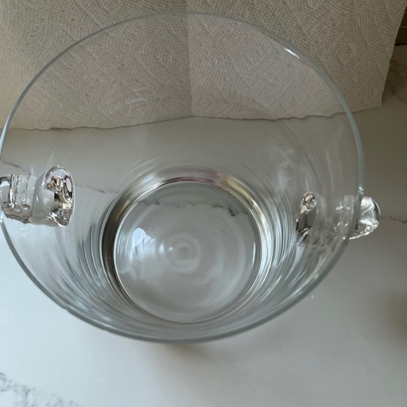 Tiffany & co crystal ice bucket and champagne cooler with scroll handles - Picture 7 of 11